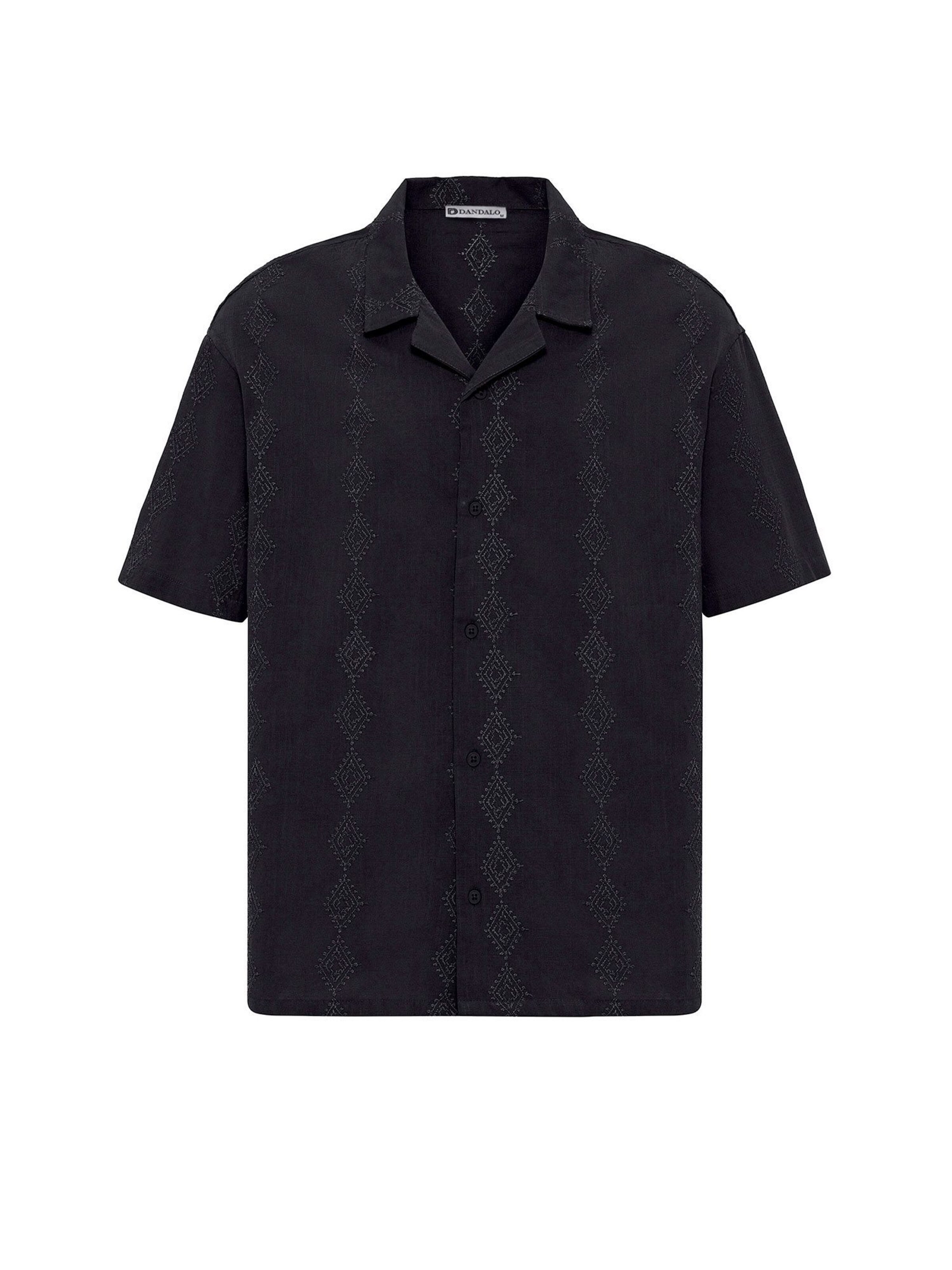 Dandalo - Comfort Fit Camisa em preto: frente