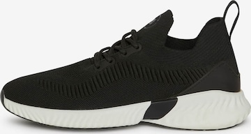 Sneaker low de la Boggi Milano pe negru: față