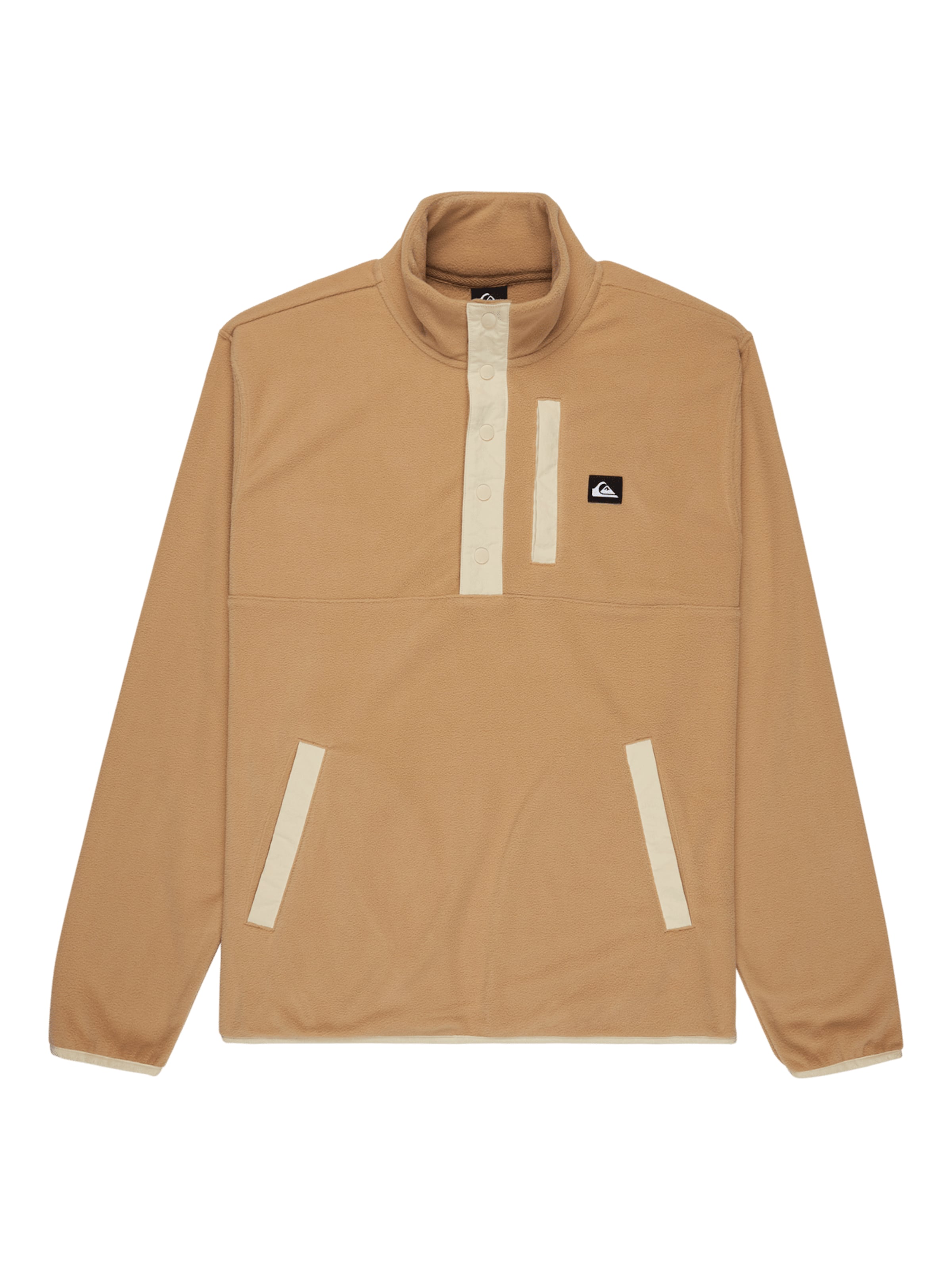 QUIKSILVER Sweatshirt 'No Destination' in Beige: front