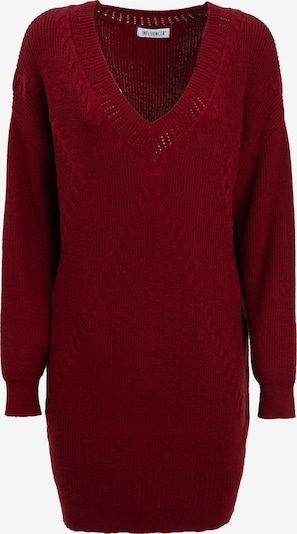 Influencer Úpletové šaty - tmavě červená, Produkt
