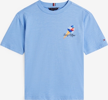 Tricou de la TOMMY HILFIGER pe albastru: față
