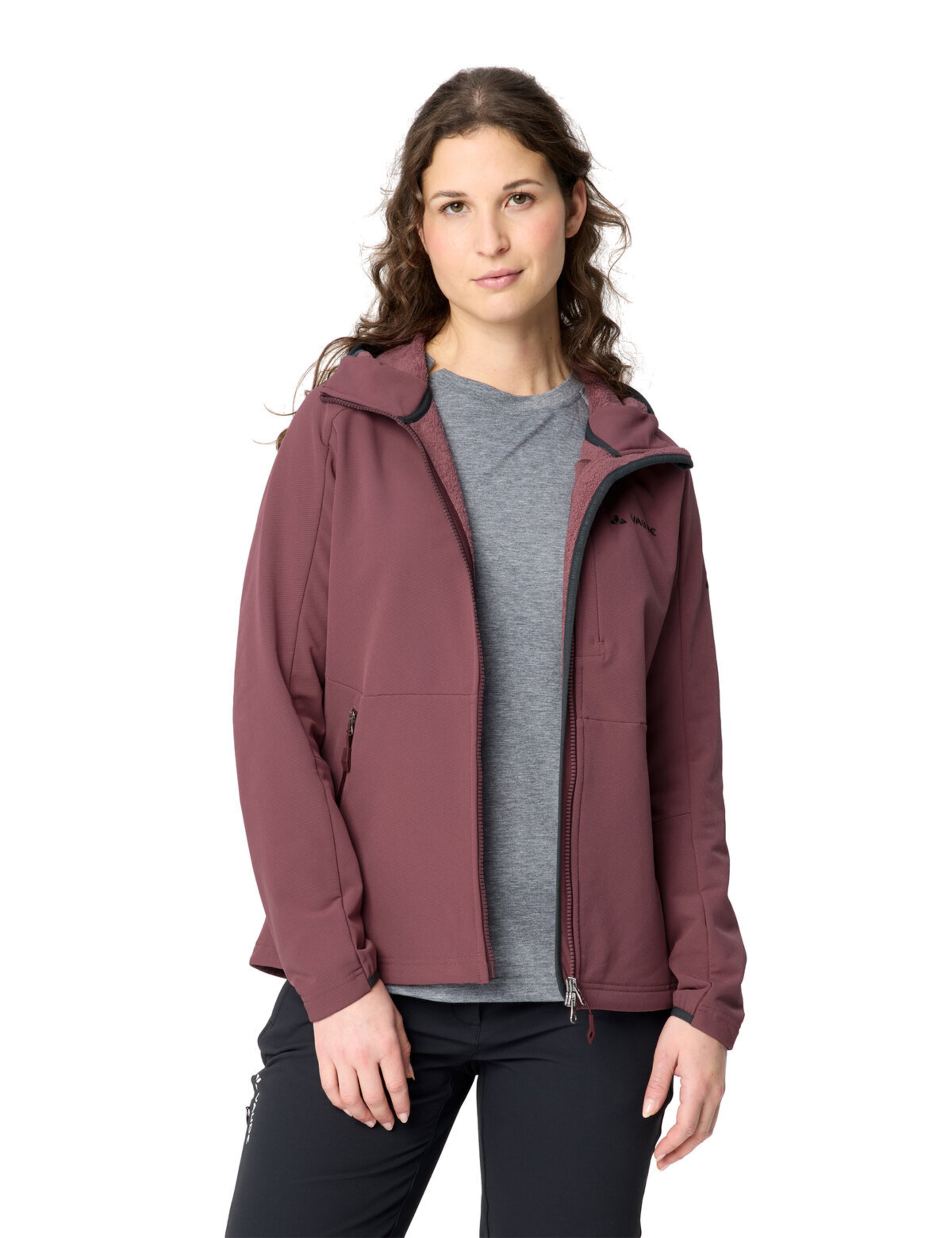 VAUDE Funktionsfleecejacke 'Elope' in Rot