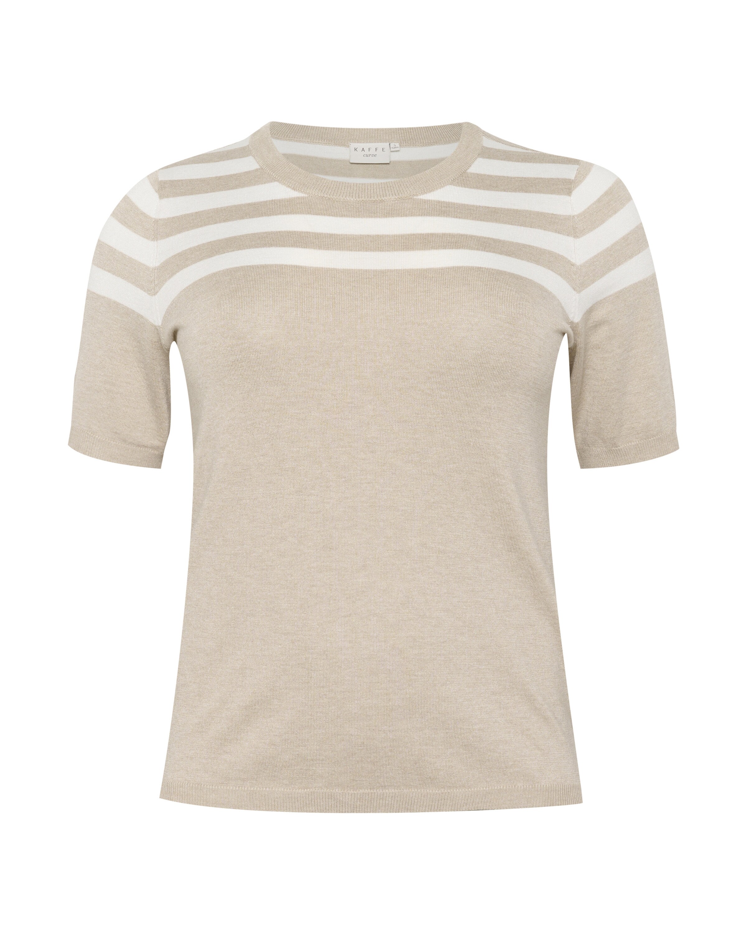 KAFFE CURVE Pullover 'Lizzy' i L i sand, Produktvisning