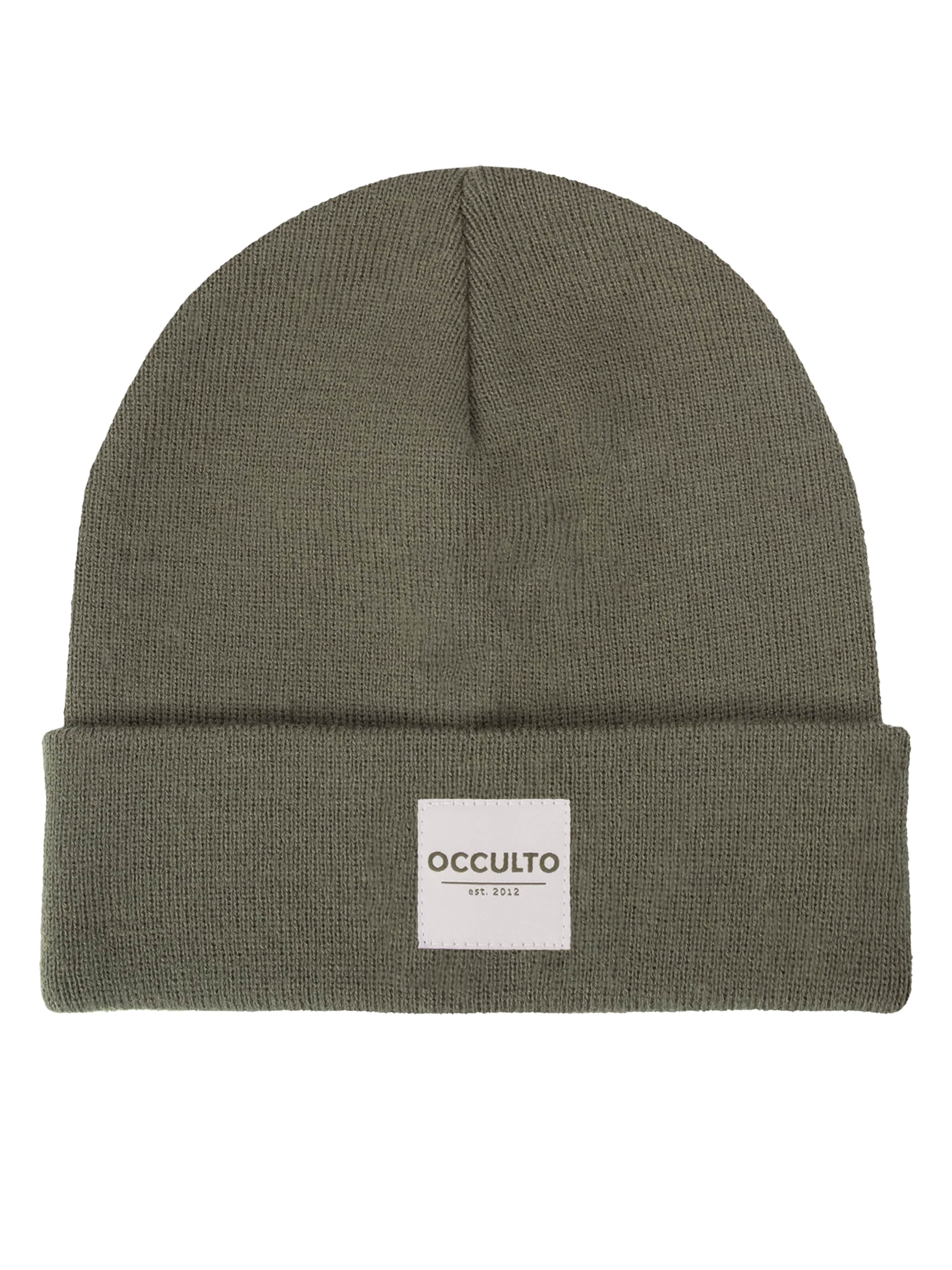 Occulto Beanie 'Eli' in Green: front