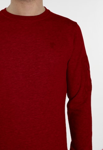DENIM CULTURE Majica 'Bret' | rdeča barva