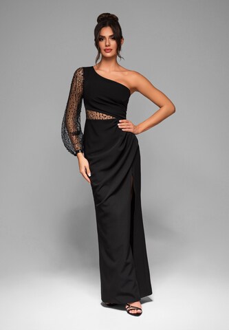 Ombre Kleid in Schwarz