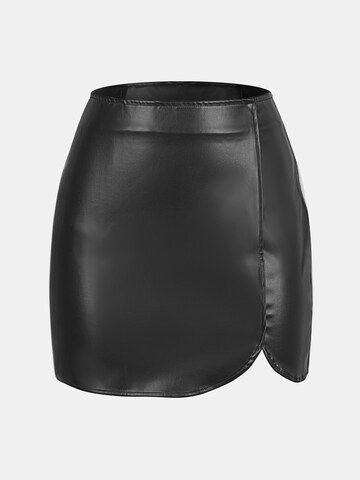 Cupshe Rok in Zwart: voorkant