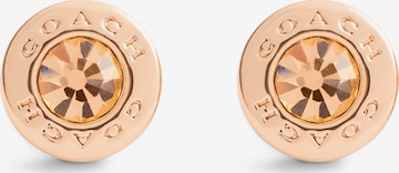 auksinė COACH Auskarai: priekis