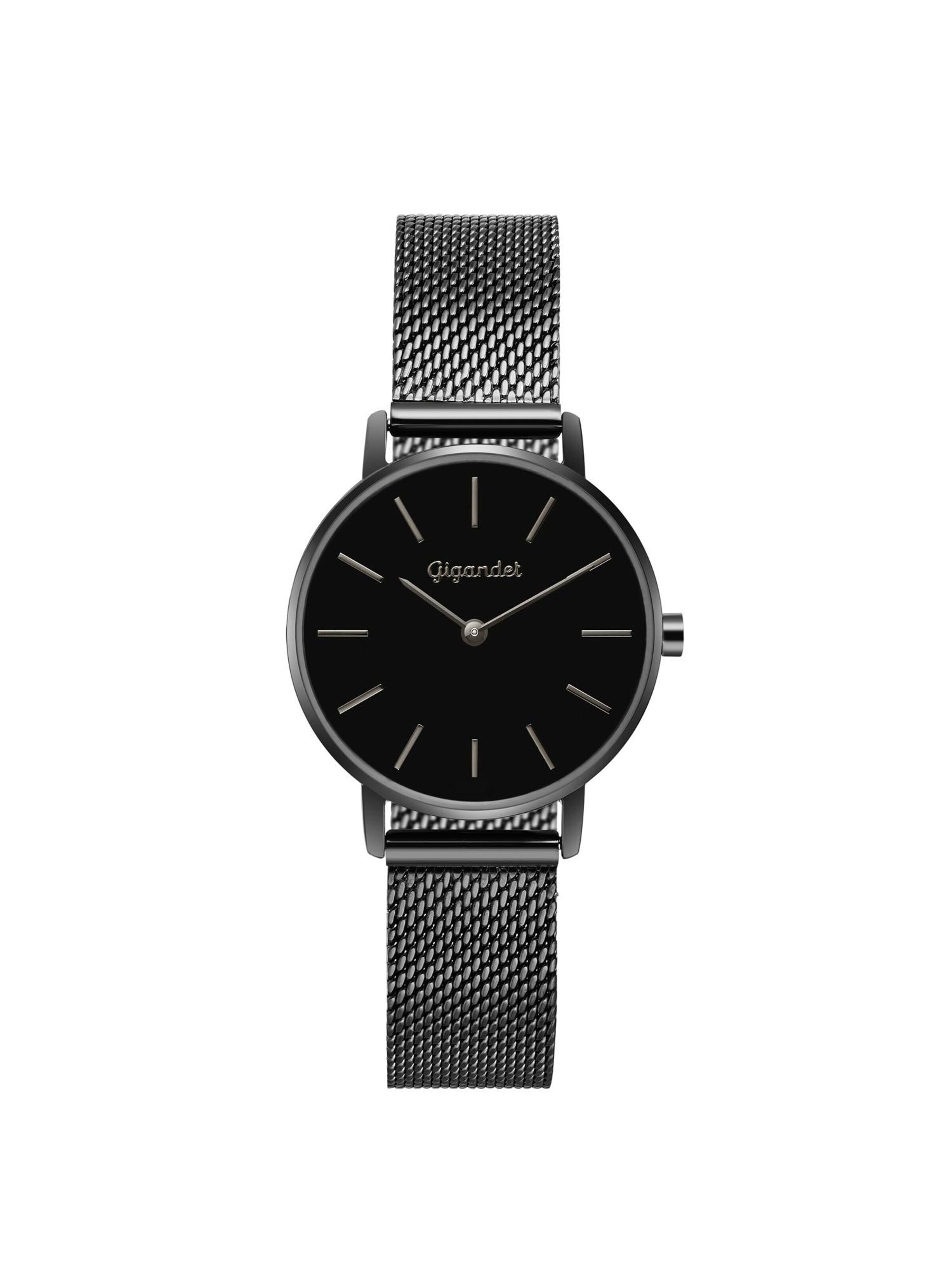 Gigandet Analog Watch 'MINIMALISM' in Black: front