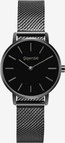 Gigandet Analog Watch 'MINIMALISM' in Black: front