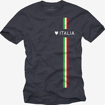 MAKAYA Shirt in Grau: Vorderseite