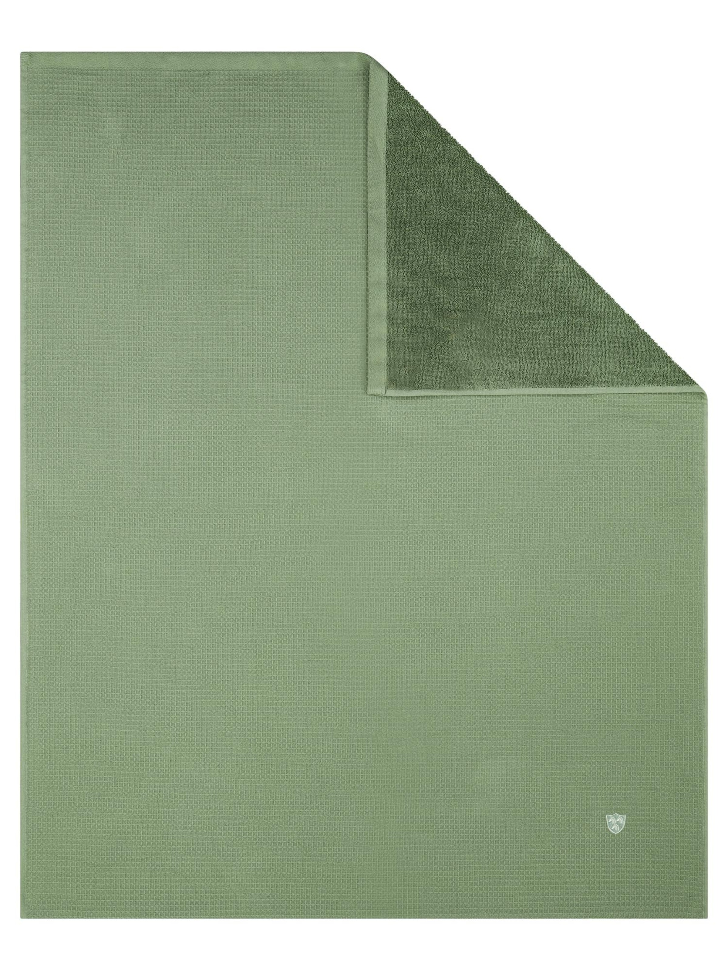 ROSS Towel 'Pique' in Green