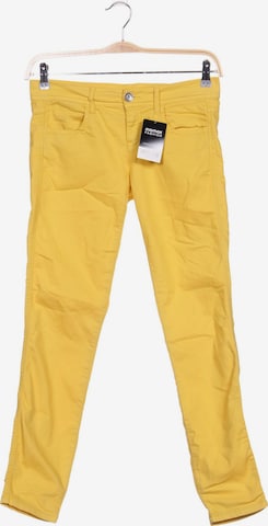 UNITED COLORS OF BENETTON Pants in M in Yellow: front