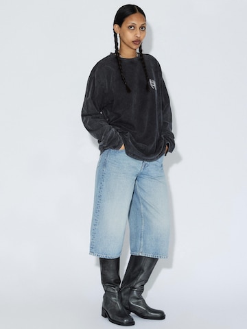 Dr. Denim Loosefit Jeans 'Dace Mid Wide Capri' in Blauw