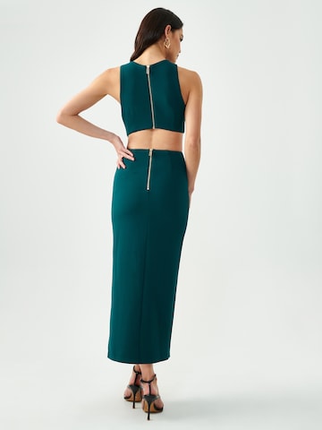 BWLDR - Vestido 'MARIGOT ' em verde: atrás