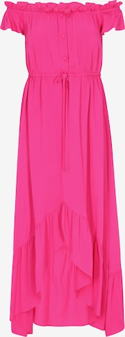 Robe IZIA en rose : devant