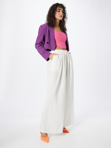 Wide Leg Pantalon Misspap en blanc