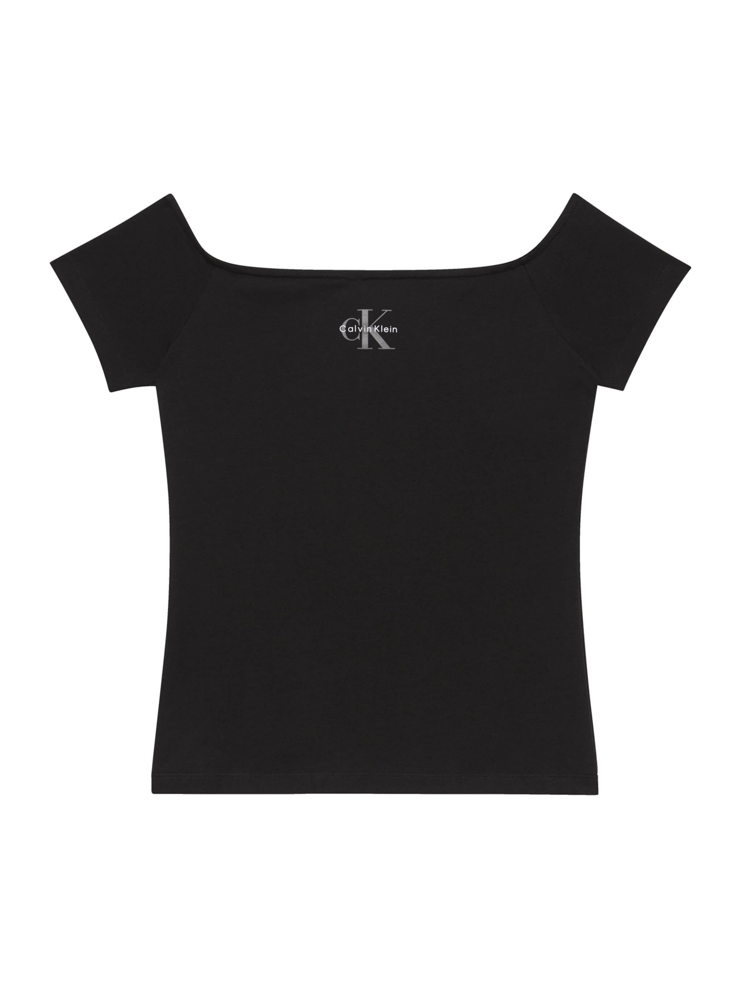 Calvin Klein Jeans Μπλουζάκι σε μαύρο: μπροστά