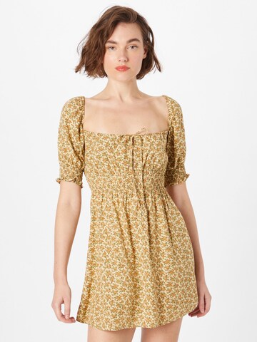 Motel Dress 'Poleze' in Yellow: front