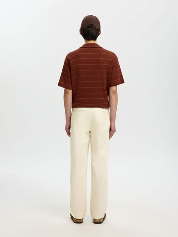 SELECTED Loose fit Trousers in Beige