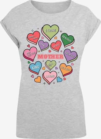 F4NT4STIC Shirt in Grijs: voorkant