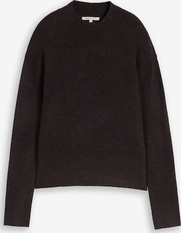 TOM TAILOR DENIM Sweter w kolorze fioletowy: przód