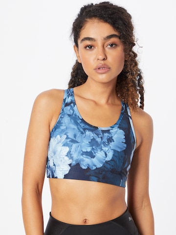 Athlecia Bustier Sport bh 'FRANCE' in Blauw: voorkant