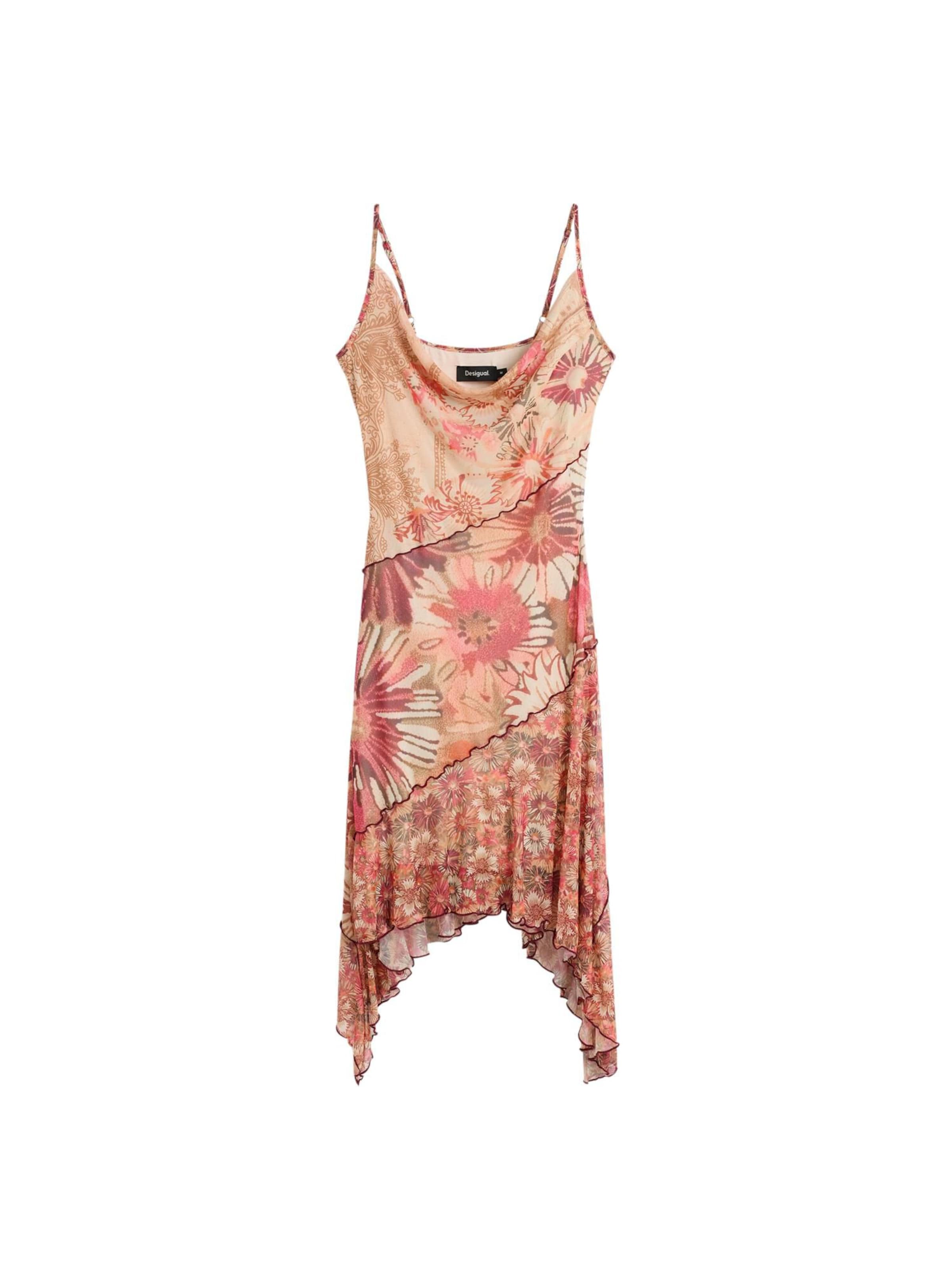 Desigual Obleka 'Asymmetric' | mešane barve barva: sprednja stran