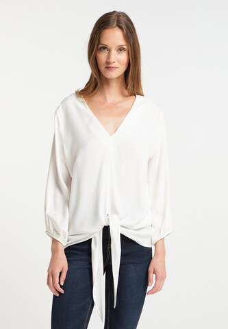 Usha Blouse in Wit: voorkant