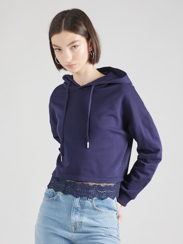 ABOUT YOU Sweatshirt 'Letizia' in Blauw: voorkant