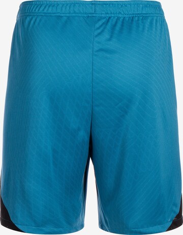 NIKE Loose fit Workout Pants 'Dri-Fit Strike' in Blue