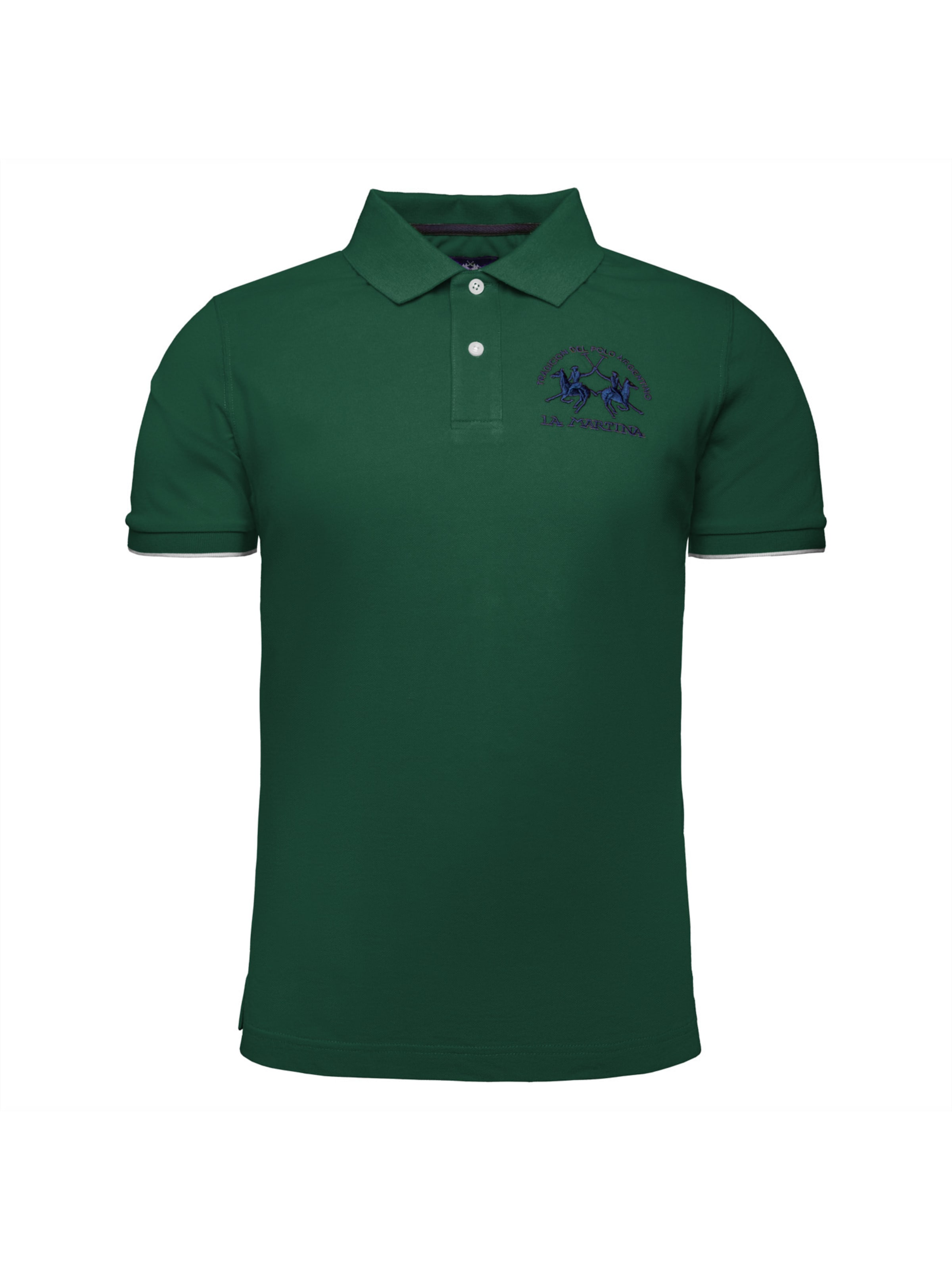 La Martina - Camisa 'MAP001' em verde: frente