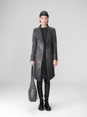VESPUCCI BY VSP Between-Seasons Coat 'Alyson' in Grey