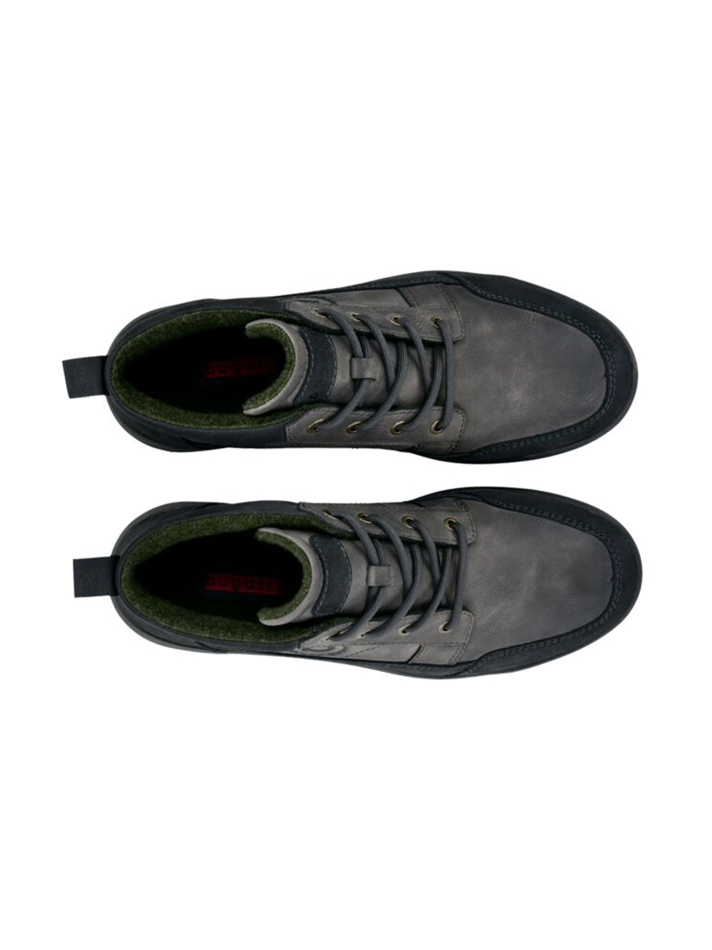 bugatti Μπότες με κορδόνια σε γκρι