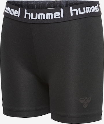 Hummel Skinny Shorts in Schwarz