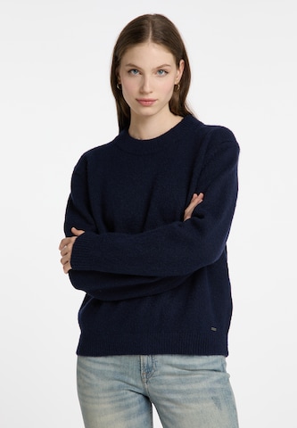 DreiMaster Vintage Sweater 'Naemi' in Blue: front