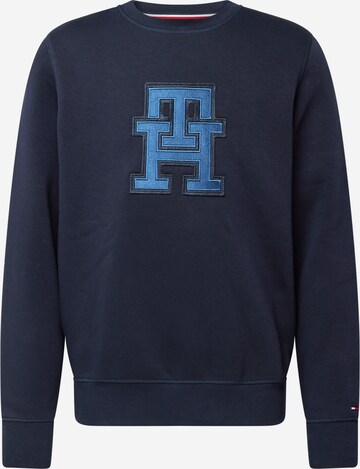 TOMMY HILFIGER Sweatshirt in Blauw: voorkant