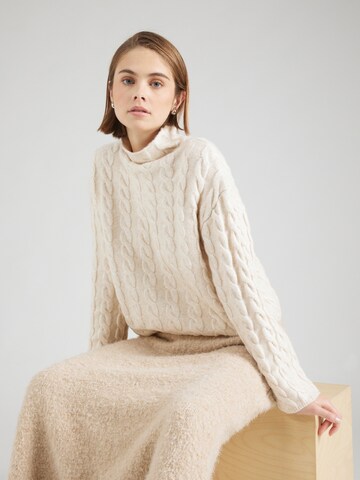 Pull-over 'Rita' Lindex en beige : devant