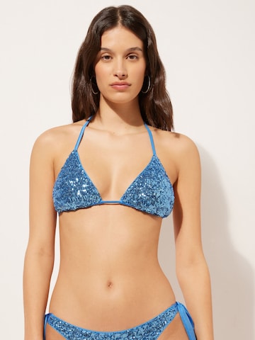 CALZEDONIA Triangel Bikinitop in Blau: Vorderseite