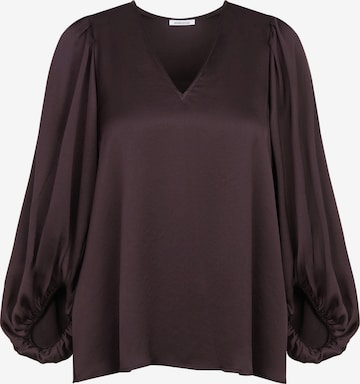 SEIDENSTICKER Blouse in Brown: front