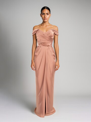 acob a porter Avondjurk in Beige