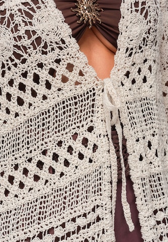 Pull-over oversize 'OW-SW-E0002' Ombre en beige