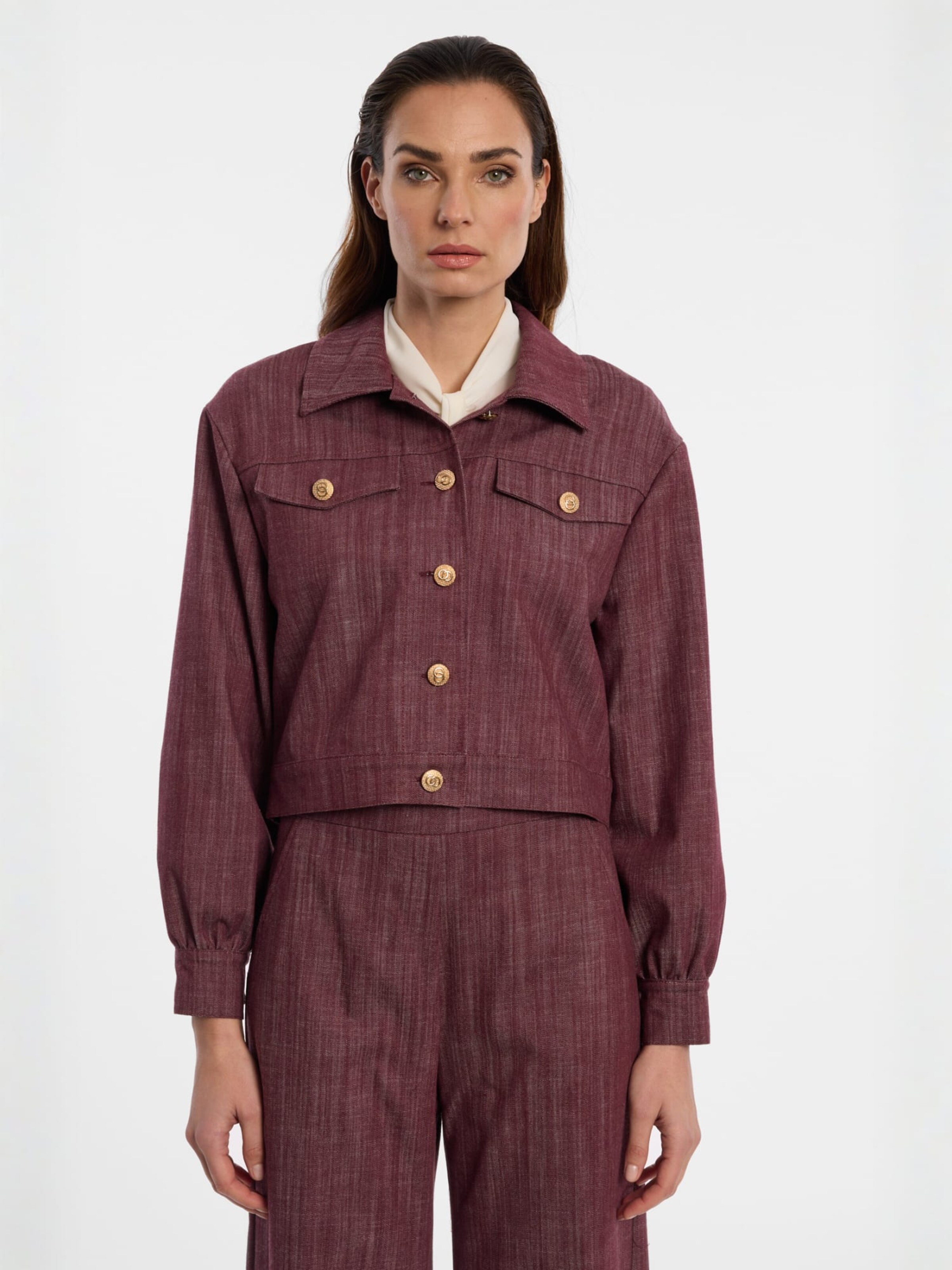 Ana Alcazar Between-season jacket 'Enlisary' in Purple: front