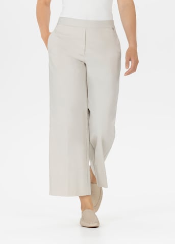 STEHMANN Wide Leg Hose in Weiß: Vorderseite