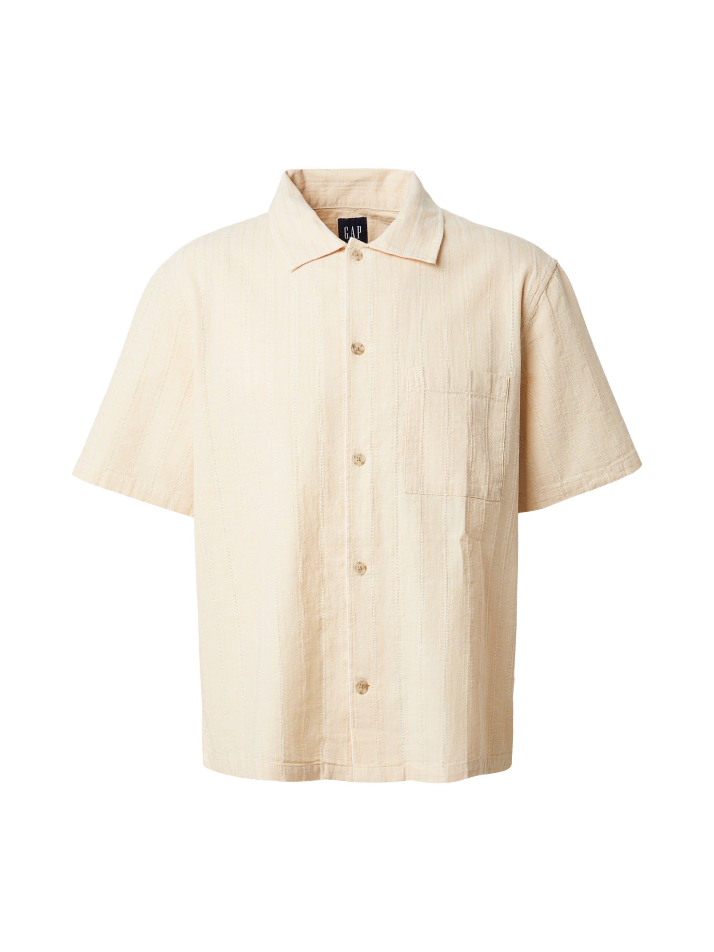 GAP Camisa en amarillo pastel / offwhite, Vista del producto