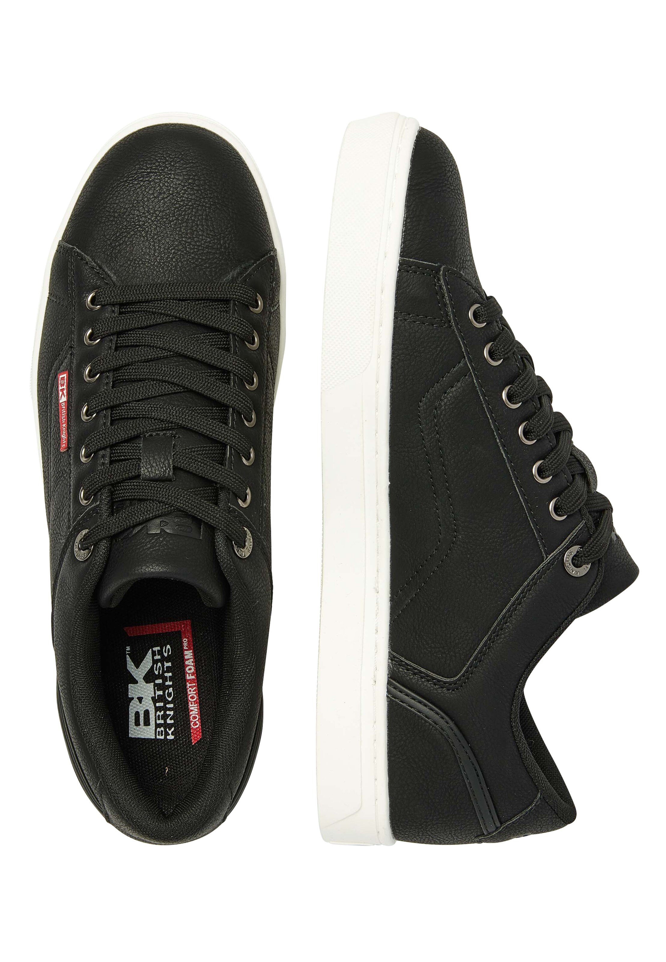 BRITISH KNIGHTS Platform trainers 'DALE' in Black