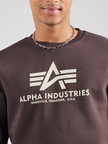 ALPHA INDUSTRIES Mikina - Hnedá