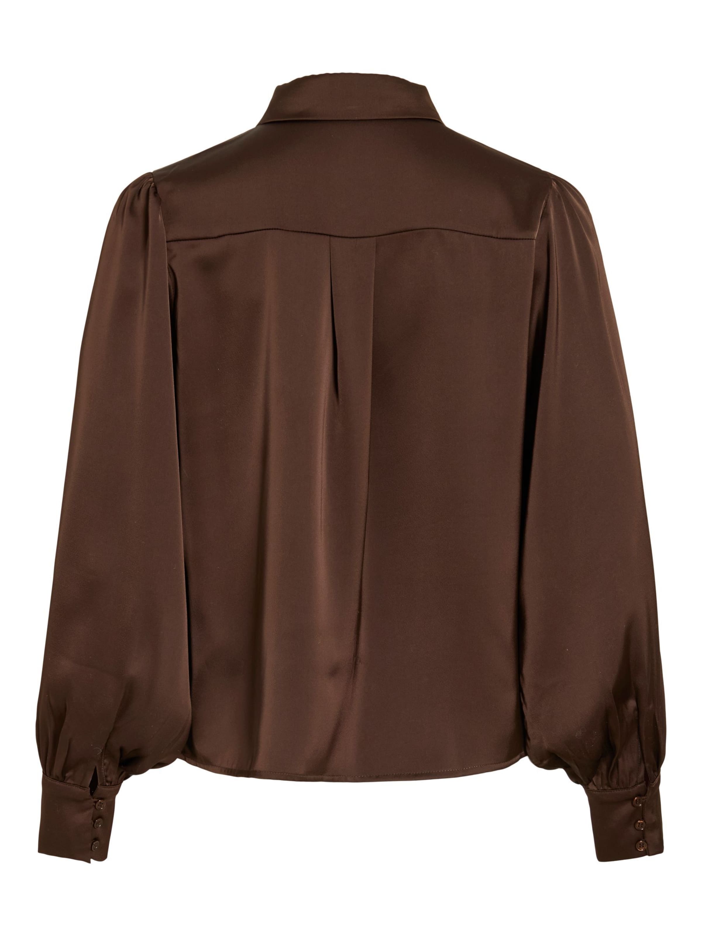 VILA Blouse 'VIEnna Ravenna' in Brown