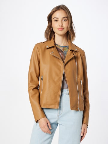 VILA Between-season jacket 'Cara' in Brown: front