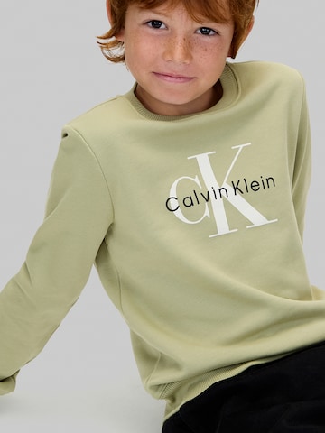 Calvin Klein Jeans Sweatshirt in Green